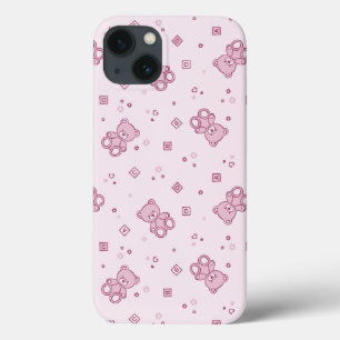 Teddy bears background Pink