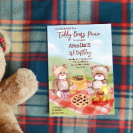 Teddy urge convite para festa de aniversário pique