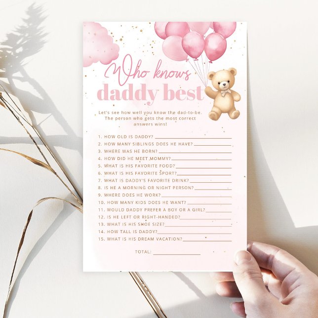 Teddy urso rosa Quem sabe o melhor jogo de chá do  (Criador carregado)