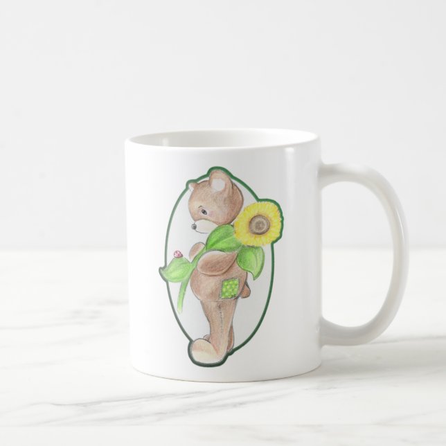 Teddybear, joaninha, e caneca do girassol (Direita)