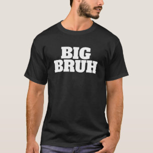 Tee De Camisa Escura Irmão Bruh Irmão Irmão Irm