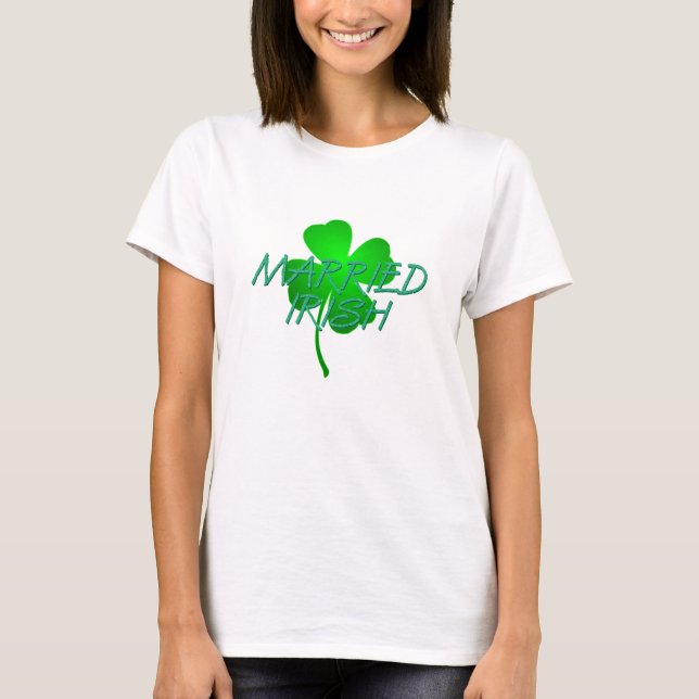TEE Married Irish Ladies T-Shirts (Frente)