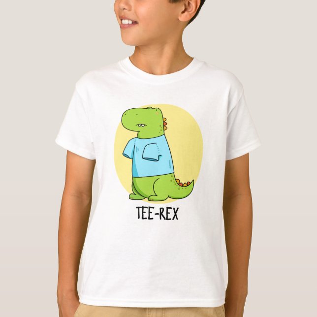 Tee Rex Camiseta engraçada TRex Dinossaur Pun (Frente)