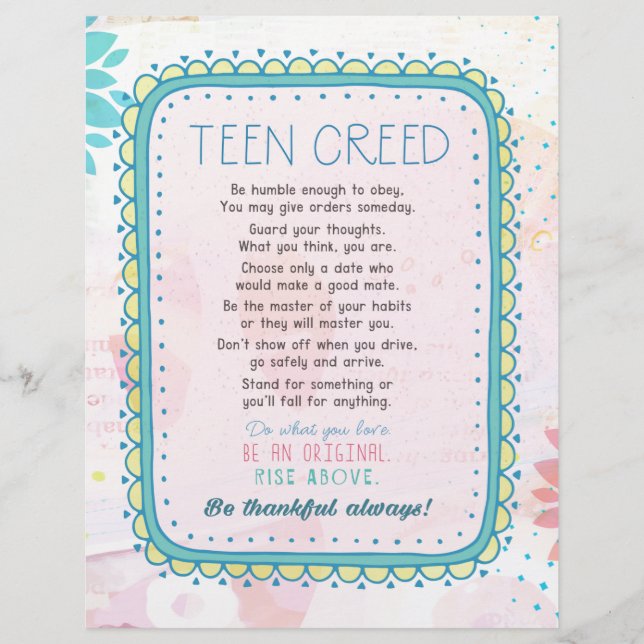 Teen Creed (Frente)