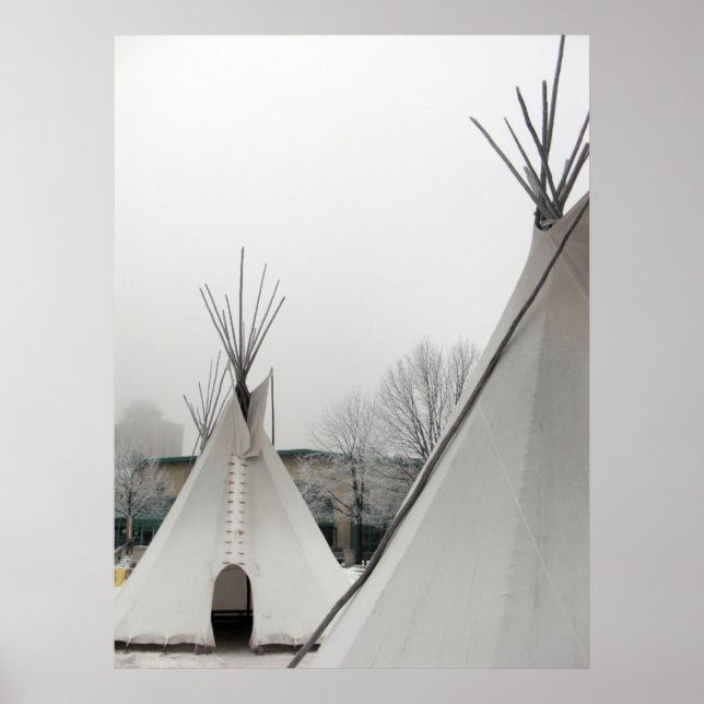 Teepees Impressão (Frente)