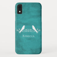 Teerão Lovebird capas de iphone de Vinha Floral