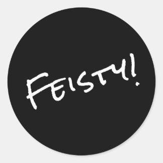 Teimosa! Adesivo Redondo Clássico