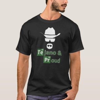 Tejano e o t-shirt escuro dos homens orgulhosos