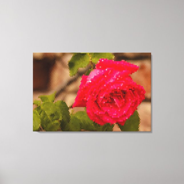 Tela ARTE PIXEL em Impressão de Lona Esticada (Frente)