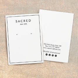 Tela Branca Simples de Orelha