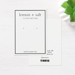 Tela Branca Simples de Orelha