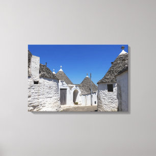 Tela Casas de Trulli em Alberobello, impressão das