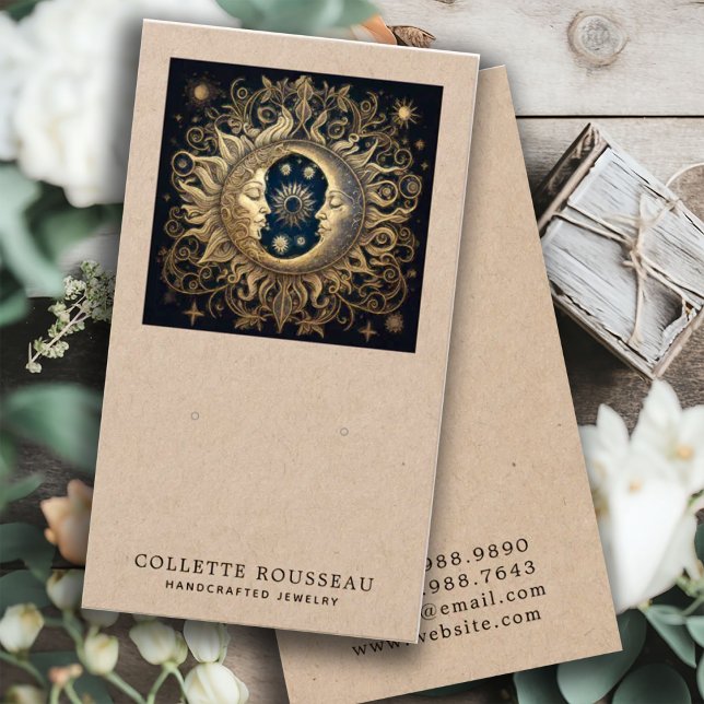 Tela Celestial Sun Moon Kraft Enarrando Joias (Criador carregado)