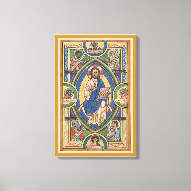 Tela Cristo em Majestade Impressão de Telas Esticadas (Frente)