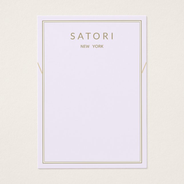 Tela da pulseira de colar de borda roxa leve (Frente)