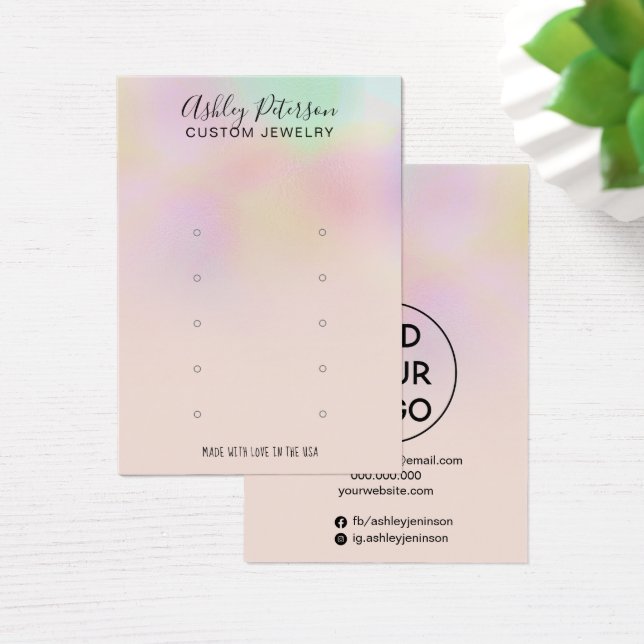 Tela de brinco com mbre multicanal holográfico fem (Mesa)