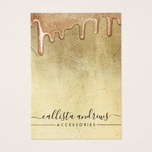 Tela de Colar de Discos com Glitter Espesso Dourad