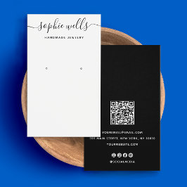 Tela de gravação de código QR de script branco pre