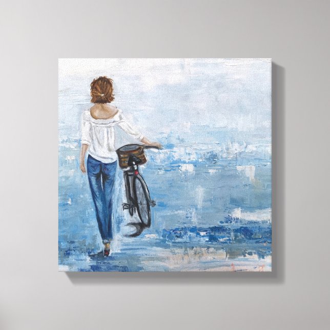 Tela de impressão do óleo original na canvas (Frente)