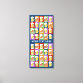 Tela de impressão personalizada BEER Pop Art