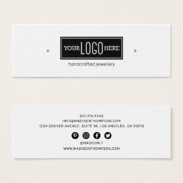 Tela de joalharia de gravação de logotipo