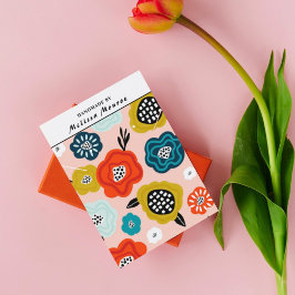 Tela de joalharia do colar de flores de abstrato