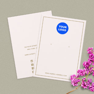 Tela de Joias de Orelha com Leitura Cor-de-Rosa Pá