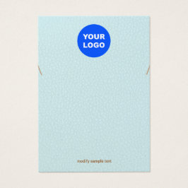 Tela de marca de colar com colar de logotipo Turqu