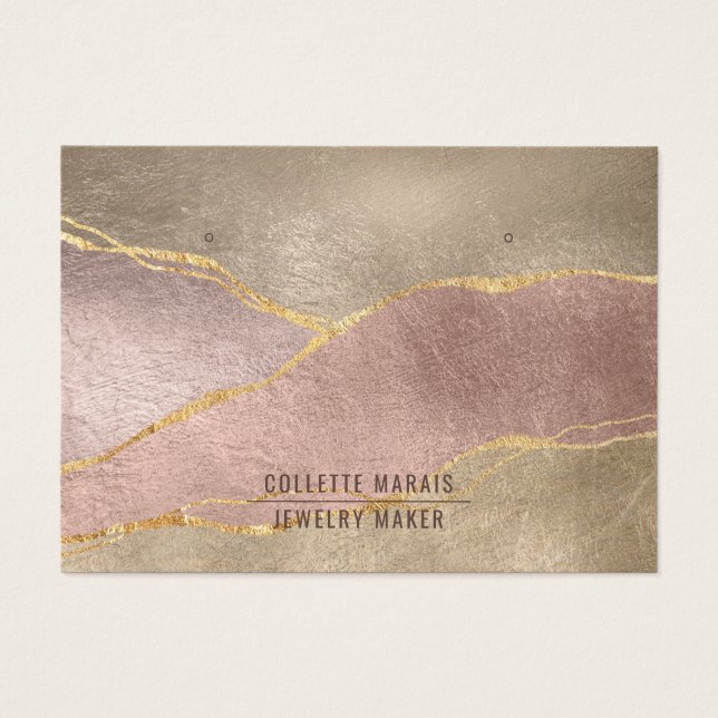 Tela de ressonância Dourada com brilho Rosa ouro m (Frente)