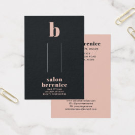 Tela de Tipografia Trendy Blush Black Hair Clips