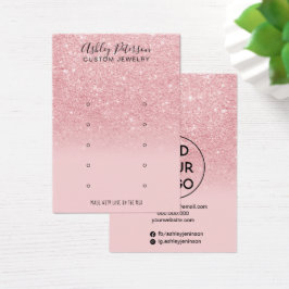 Tela do brinco de múltiplos ponteiros rosa-brilho