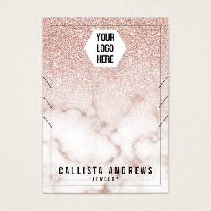 Tela do Colar do Mármaco com Glitter Dourado rosa