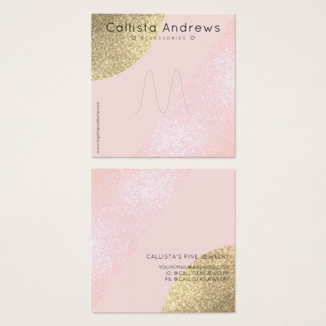 Tela Dourada brilhante do anel cardíaco Geo com br (Frente & Verso)