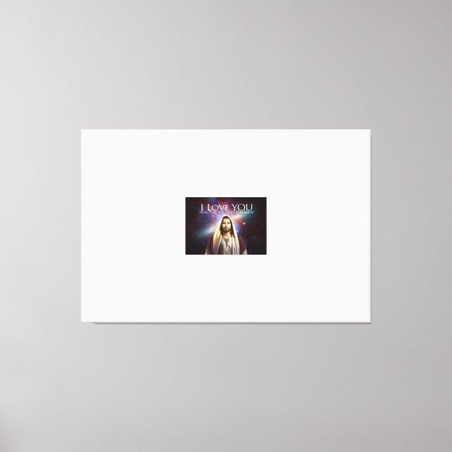 Tela Esticada Impressão de Jesus Jesus (Frente)