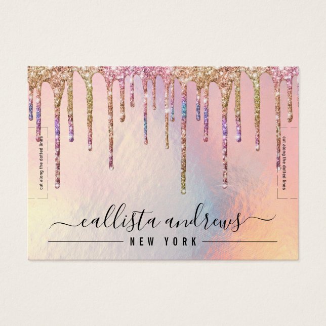 Tela Holográfica Glitter Drives Bracelet (Frente)