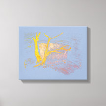 Impressão de Cinza/Azul em Cascata