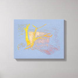 Tela Impressão de Cinza/Azul em Cascata