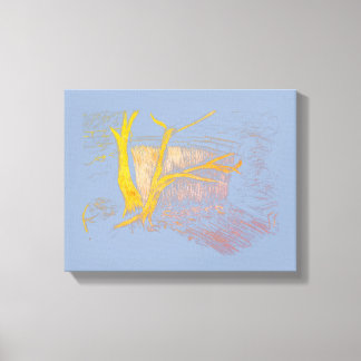 Tela Impressão de Cinza/Azul em Cascata