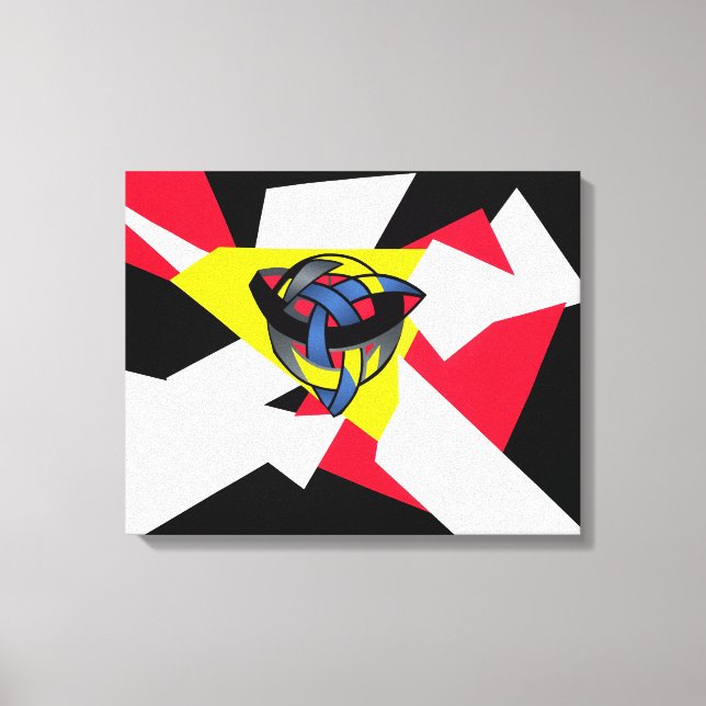 Tela Impressão de Telas Celtas Modernas Mundiais em Not (Frente)