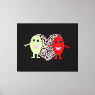 Tela Impressão de Uvas em Amor