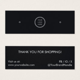 Tela Mínima do Logotipo da Marca Preta do Orelha