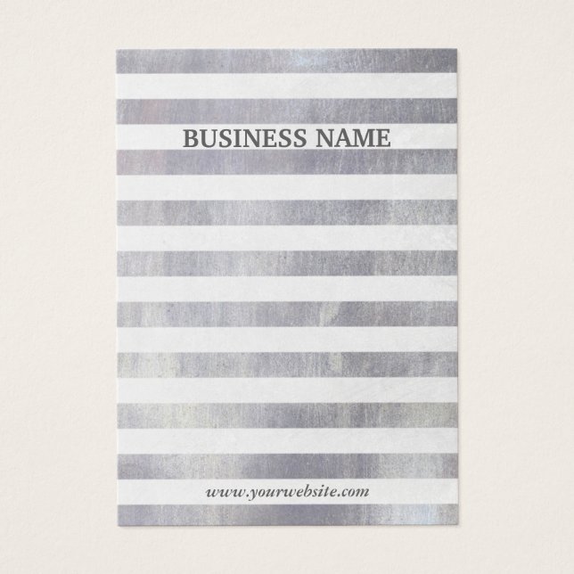 Tela moderna de abertura de tiras prateadas (Frente)