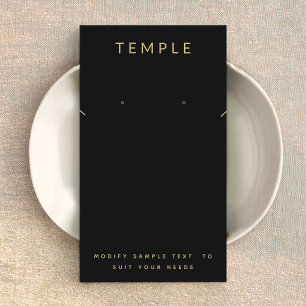 Tela Negra Moderna do Colar Elegante