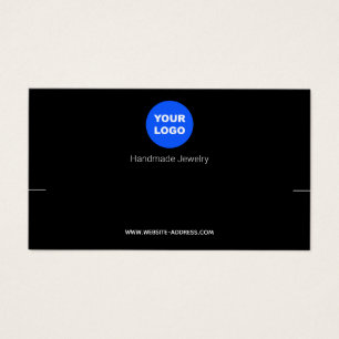 Tela Preta da Marca do Colar do Logotipo