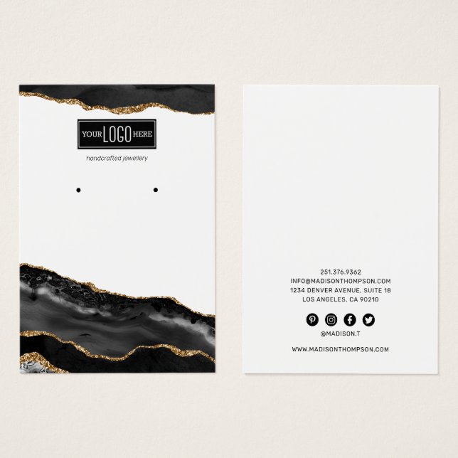 Tela Preta e Dourada de Arranque de Águlo (Frente & Verso)