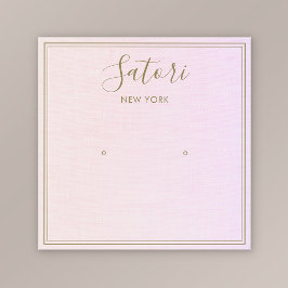 Tela Sutil Pink Ombre Stud Earring