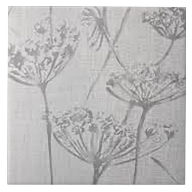 Telas brancas do Azulejo de Fluff Cerâmica (Frente)