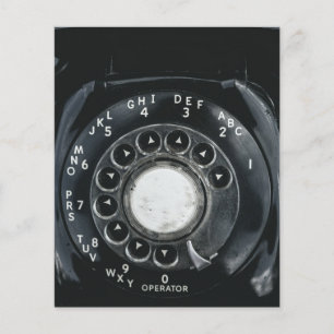 Telefone giratório do vintage