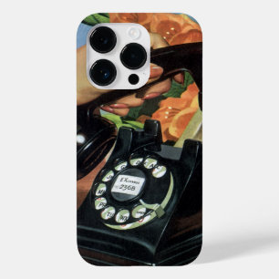 Telefone Retro com Discagem Rotativa, Vintage Busi
