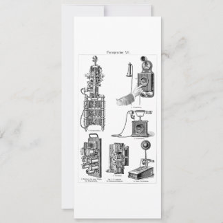 Telefones Vintage Ilustração Telefônicos Telefones